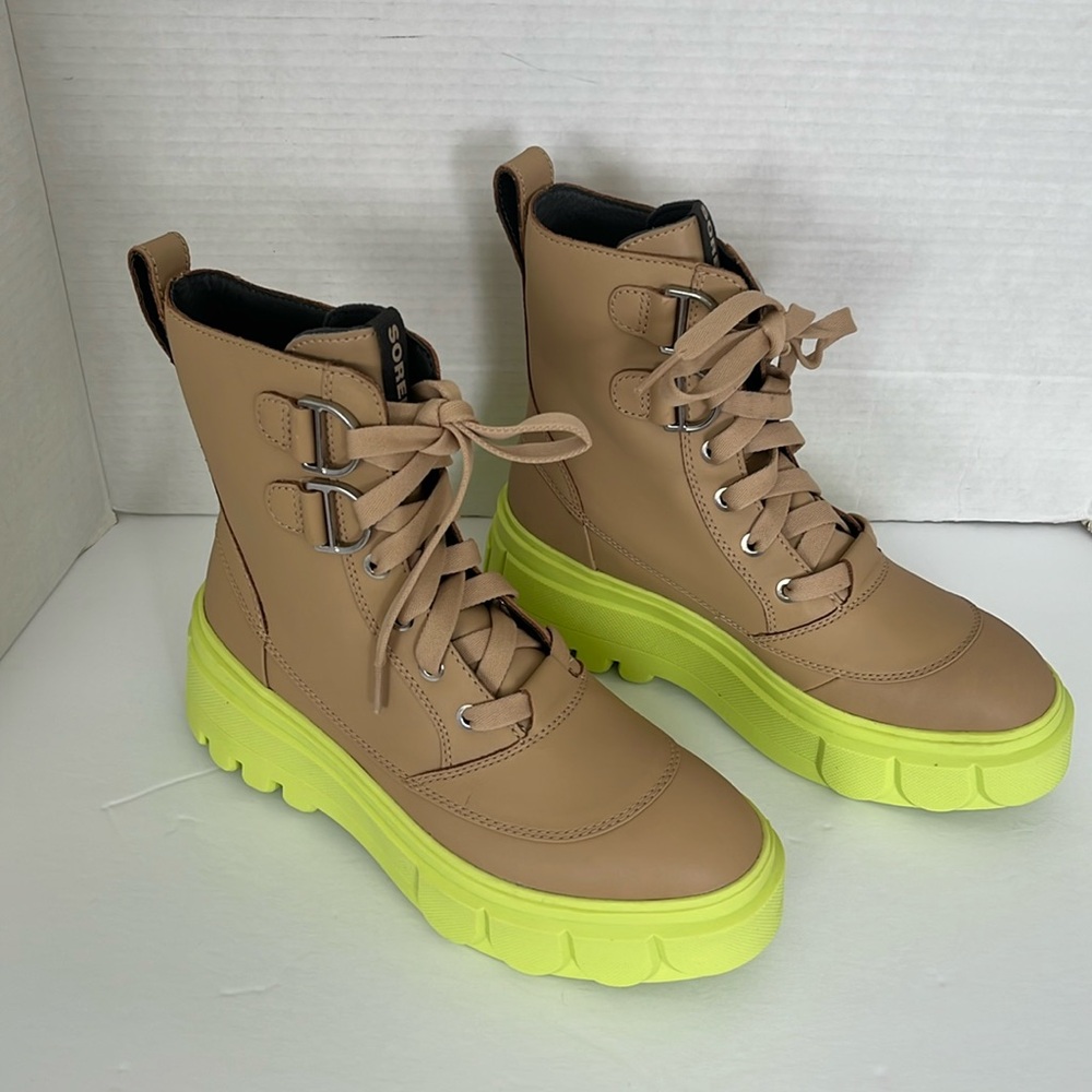 SOREL Caribou X Waterproof Leather Lace-Up Boots